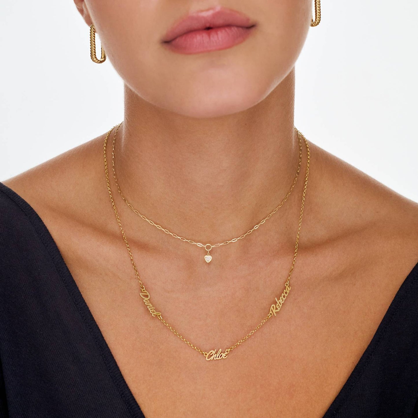 Personalized Multi-Name Necklace